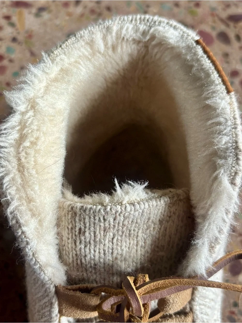 Minnetonka  Torrey Faux Fur lined Ankle Bootie